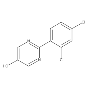 2-(2,4-Dichlorophenyl)-5-hydroxypyrimidine Structure