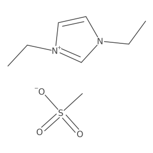1,3-Diethyl-1H-imidazol-3-ium methanesulfonate结构式