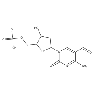 5-Formyl-2'-deoxy-cytidine-5'-monophosphate结构式