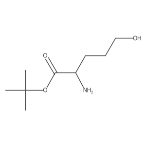 Tert-butyl 2-amino-5-hydroxypentanoate Structure
