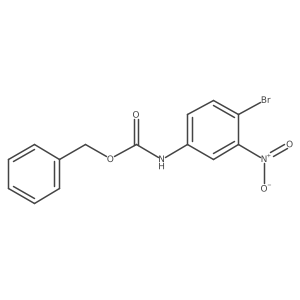 benzyl N-(4-bromo-3-nitrophenyl)carbamate Structure
