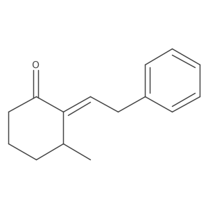 Cyclohexanone, 3-methyl-2-(2-phenylethylidene)-, (2E)- Structure
