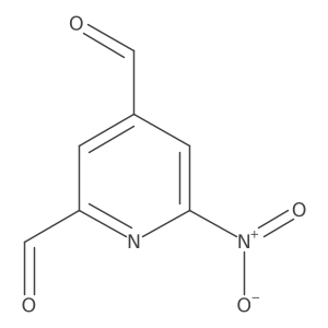 6-Nitropyridine-2,4-dicarbaldehyde Structure