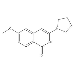 6-Methoxy-3-(pyrrolidin-1-yl)isoquinolin-1-ol Structure