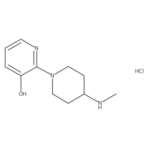 2-(4-(Methylamino)piperidin-1-yl)pyridin-3-ol hydrochloride Structure