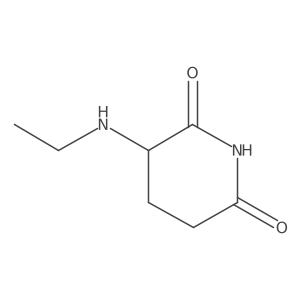 3-(ethylamino)-2,6-Piperidinedione Structure