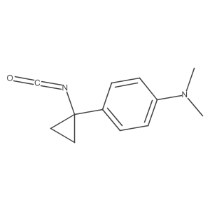 4-(1-isocyanatocyclopropyl)-N,N-dimethylaniline Structure
