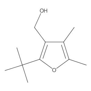 (2-tert-Butyl-4,5-dimethylfuran-3-yl)methanol结构式