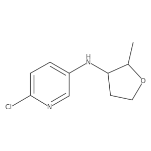6-chloro-N-(2-methyloxolan-3-yl)pyridin-3-amine Structure