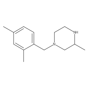 (3R)-1-[(2,4-dimethylphenyl)methyl]-3-methylpiperazine Structure
