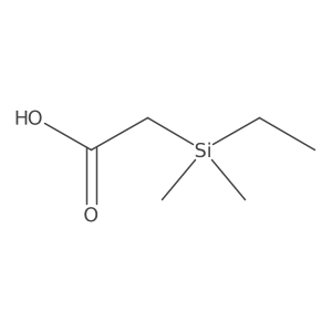 2-(Ethyldimethylsilyl)acetic acid Structure