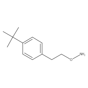 O-[2-(4-tert-butylphenyl)ethyl]hydroxylamine Structure