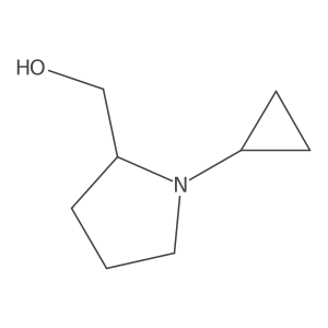 (1-Cyclopropylpyrrolidin-2-yl)methanol Structure