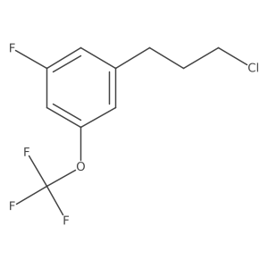 1-(3-Chloropropyl)-3-fluoro-5-(trifluoromethoxy)benzene Structure