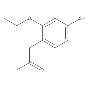 1-(2-Ethoxy-4-mercaptophenyl)propan-2-one Structure