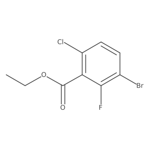 Ethyl 3-bromo-6-chloro-2-fluorobenzoate Structure