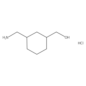 rac-[(1R,3S)-3-(aminomethyl)cyclohexyl]methanol hydrochloride, cis结构式