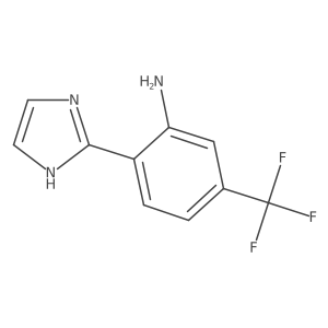 2-(1H-Imidazol-2-YL)-5-trifluoromethyl-phenylamine Structure