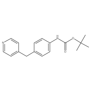 Tert-butyl (4-(pyridin-4-ylmethyl)phenyl)carbamate Structure