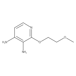 2-(2-Methoxyethoxy)pyridine-3,4-diamine结构式