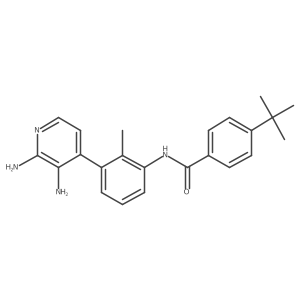 4-(tert-butyl)-N-(3-(2,3-diaminopyridin-4-yl)-2-methylphenyl)benzamide Structure