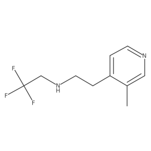 4-Pyridineethanamine, 3-methyl-N-(2,2,2-trifluoroethyl)- Structure