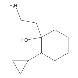 1-(2-Aminoethyl)-2-cyclopropylcyclohexan-1-ol Structure
