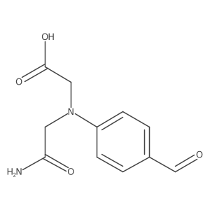 2-[(Carbamoylmethyl)(4-formylphenyl)amino]acetic acid结构式