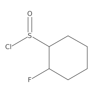rac-(1R,2S)-2-fluorocyclohexane-1-sulfinyl chloride Structure