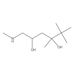 4,5,5-Trimethyl-1-(methylamino)hexane-2,4-diol Structure
