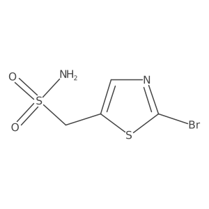 (2-Bromo-1,3-thiazol-5-yl)methanesulfonamide结构式