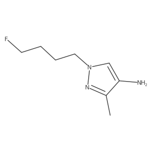1-(4-fluorobutyl)-3-methyl-1H-pyrazol-4-amine Structure