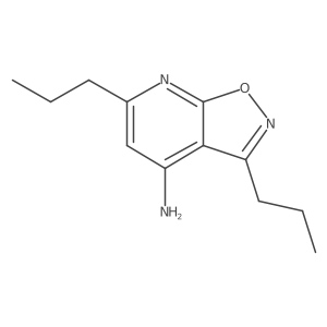 3,6-Dipropyl-[1,2]oxazolo[5,4-b]pyridin-4-amine结构式