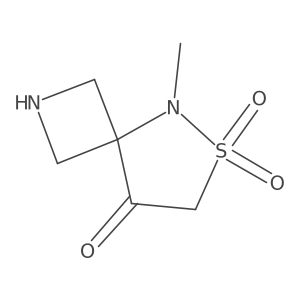 5-Methyl-6lambda6-thia-2,5-diazaspiro[3.4]octane-6,6,8-trione结构式