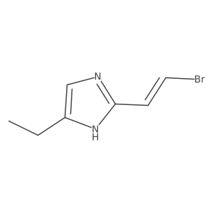 2-(2-bromoethenyl)-4-ethyl-1H-imidazole Structure