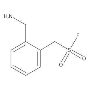 [2-(Aminomethyl)phenyl]methanesulfonyl fluoride结构式