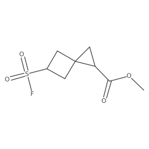 Methyl 5-(fluorosulfonyl)spiro[2.3]hexane-1-carboxylate Structure