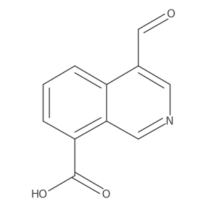 4-Formylisoquinoline-8-carboxylic acid Structure