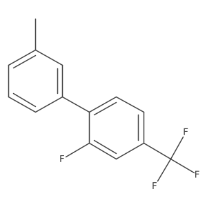 2-Fluoro-1-(3-methylphenyl)-4-(trifluoromethyl)benzene Structure
