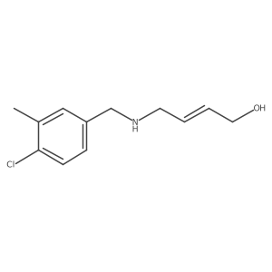 4-{[(4-Chloro-3-methylphenyl)methyl]amino}but-2-en-1-ol Structure