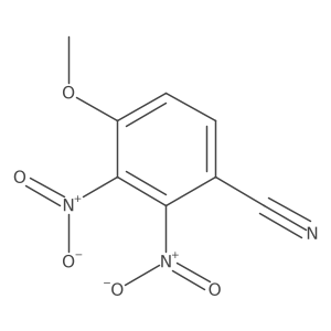 4-Methoxy-2,3-dinitrobenzonitrile结构式