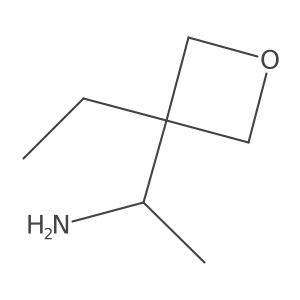 (1R)-1-(3-ethyloxetan-3-yl)ethan-1-amine Structure