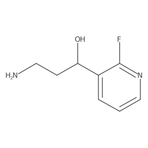 (1R)-3-amino-1-(2-fluoropyridin-3-yl)propan-1-ol Structure