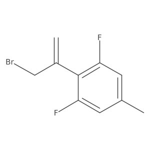 2-(3-Bromoprop-1-en-2-yl)-1,3-difluoro-5-methylbenzene结构式