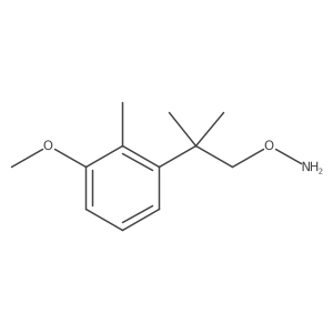 O-[2-(3-methoxy-2-methylphenyl)-2-methylpropyl]hydroxylamine Structure