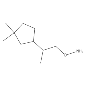 O-[2-(3,3-dimethylcyclopentyl)propyl]hydroxylamine Structure