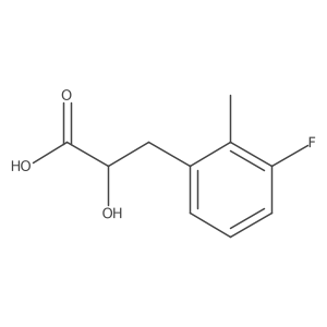 3-(3-Fluoro-2-methylphenyl)-2-hydroxypropanoic acid结构式