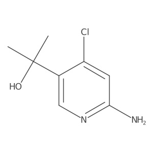 2-(6-Amino-4-chloropyridin-3-yl)propan-2-ol Structure