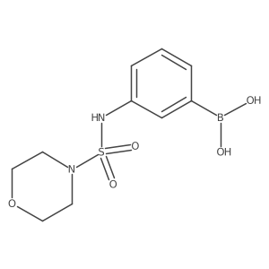 (3-(Morpholine-4-sulfonamido)phenyl)boronic acid Structure