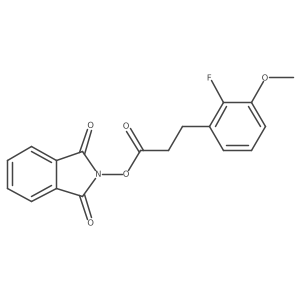 1,3-dioxo-2,3-dihydro-1H-isoindol-2-yl 3-(2-fluoro-3-methoxyphenyl)propanoate结构式